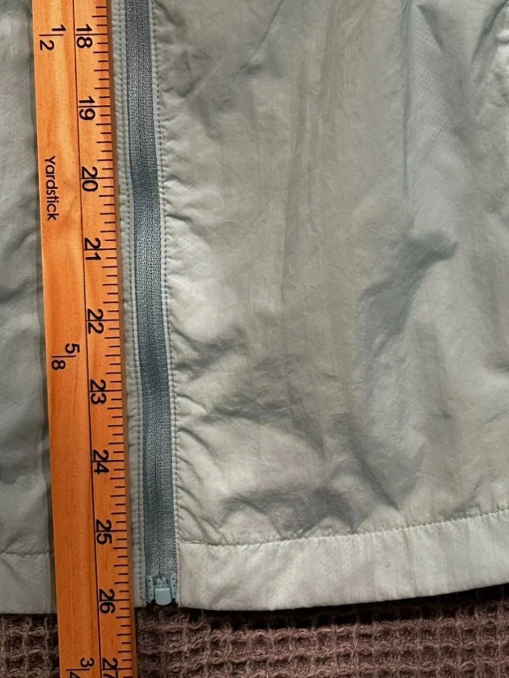 Camel Crown Windbreaker Hooded Jacket - Light Powder Blue - Medium
